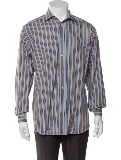 hermes dress shirts dark blue striped|hermes ready to wear shirts.